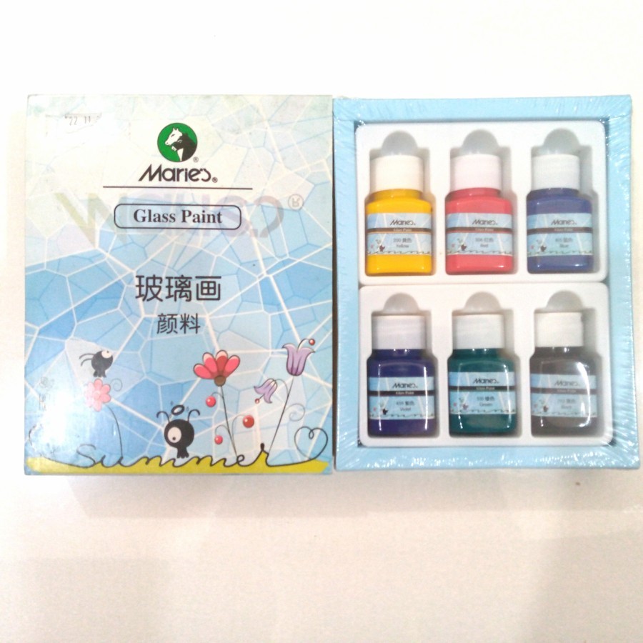 

Maries Glass Paint Colour Type A7006 6 Warna