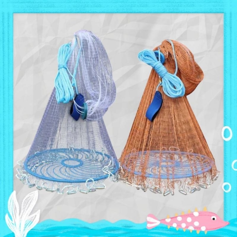 Jala Jaring Pancing Ikan Lempar 3.6 - 4.2 Meter