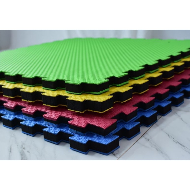 KODE F1V Matras silat matras Taekwondo matras karate matras Muay Thai matras beladiri tebal 2cm