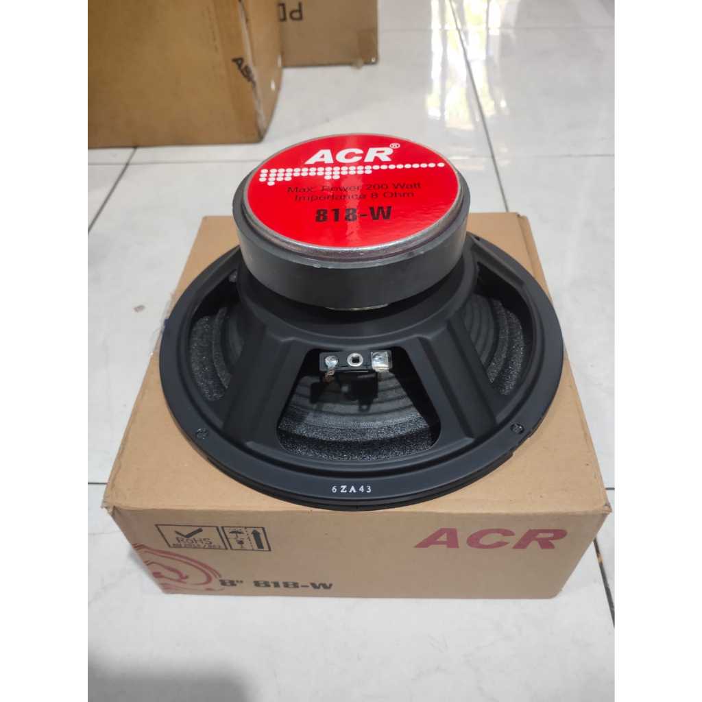 Speaker ACR Woofer 8 inch ACR 818-W ACR Woofer 8" 818W 200W ORIGINAL 8in Speaker Bass 8 in