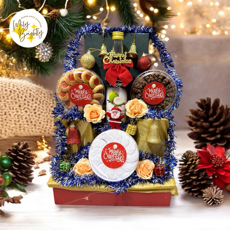 

Parsel Natal Christmas tahun baru parcel kue kering Natal/hampers gift Natal Christmas