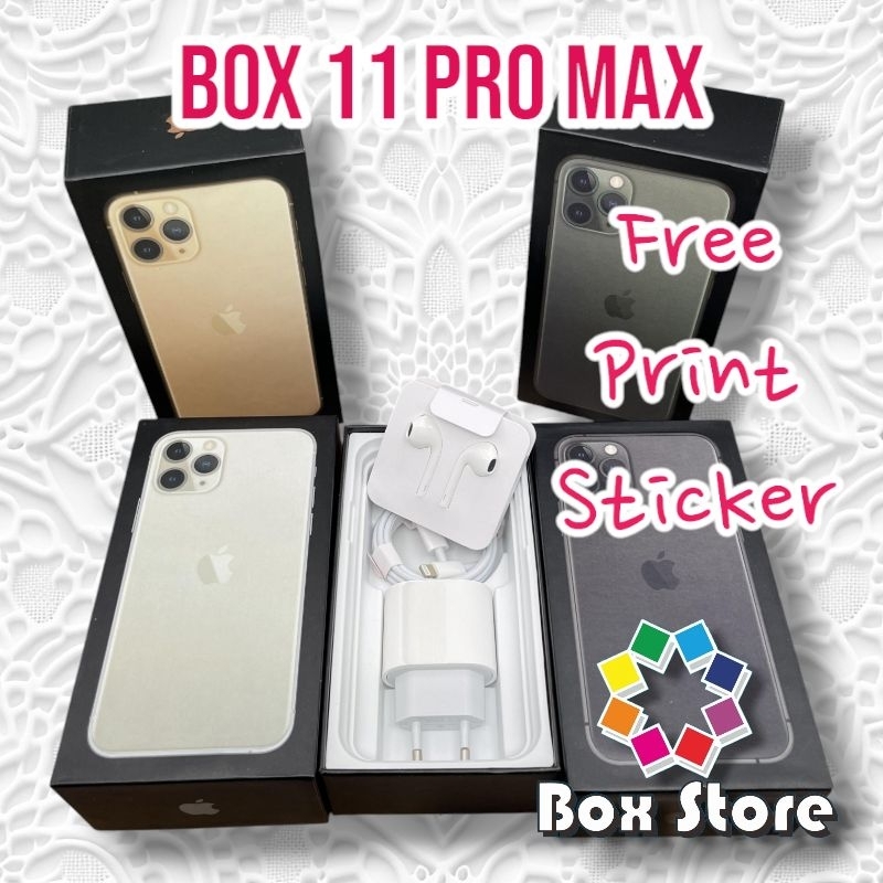 

BOX/DUS/KOTAK iPhone 11 Pro Max (FREE REQ)
