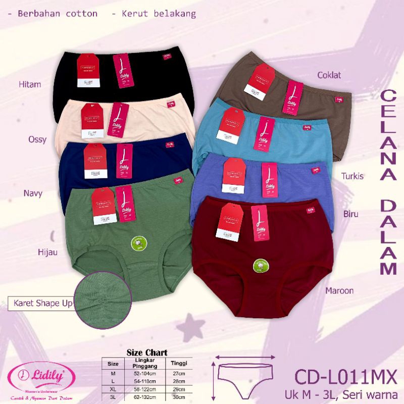 Grosir celana dalam wanita  lydyly 011 MAXI