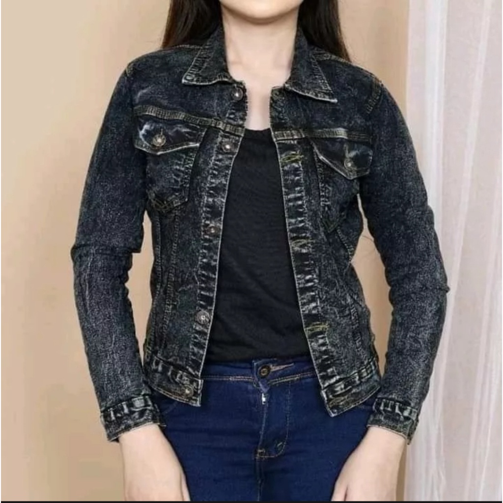 Jaket Biondy Denim Jaket Jins Wanita Cewek Terbaru Jaket Cewe Murah Biondy Lepis