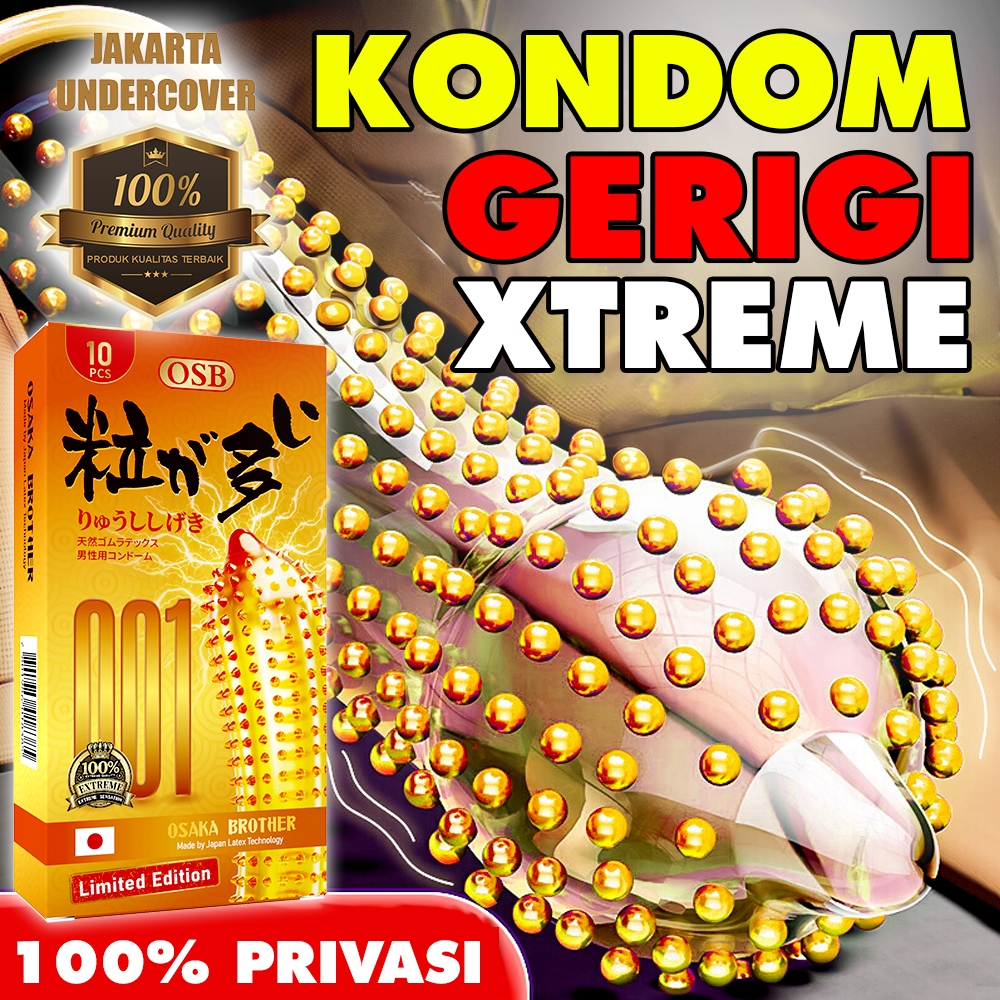 OSB Japan Condom Extreme Dotted 001 - Kondom Bergerigi Berduri Lidah Kucing