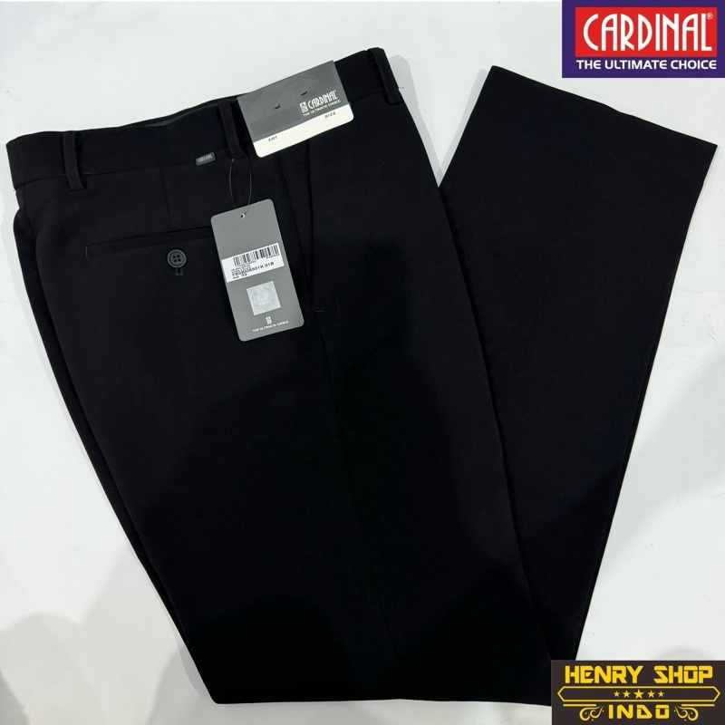 Celana Formal Cardinal Hitam ginal Celana Panjang Formal Bahan Kerja Cardinal