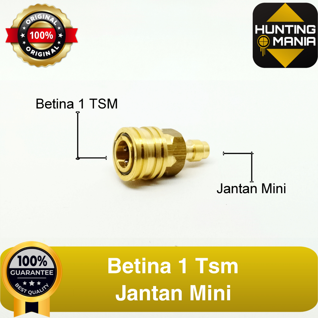 Kupler 1 Tsm, Kupler Adapter Tsm, Adapter 1 Tsm, Adapter Tsm, Kupler Betina 1 Tsm Jantan Mini, Kuple