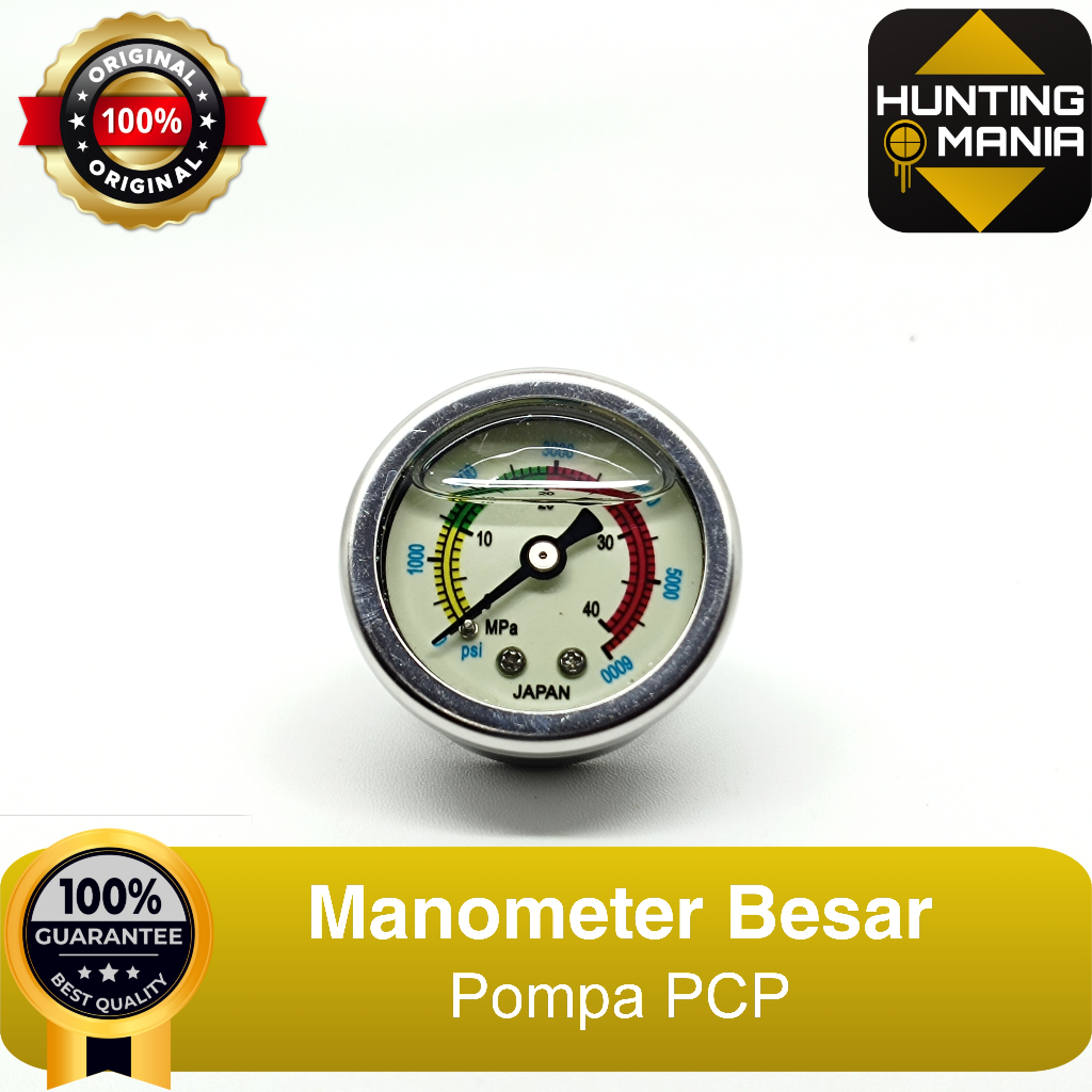 Manometer Besar Pompa PCP, Manometer 6000 Psi, Manometer Besar 6000 Psi, Mano Besar Pompa PCP, Mano 