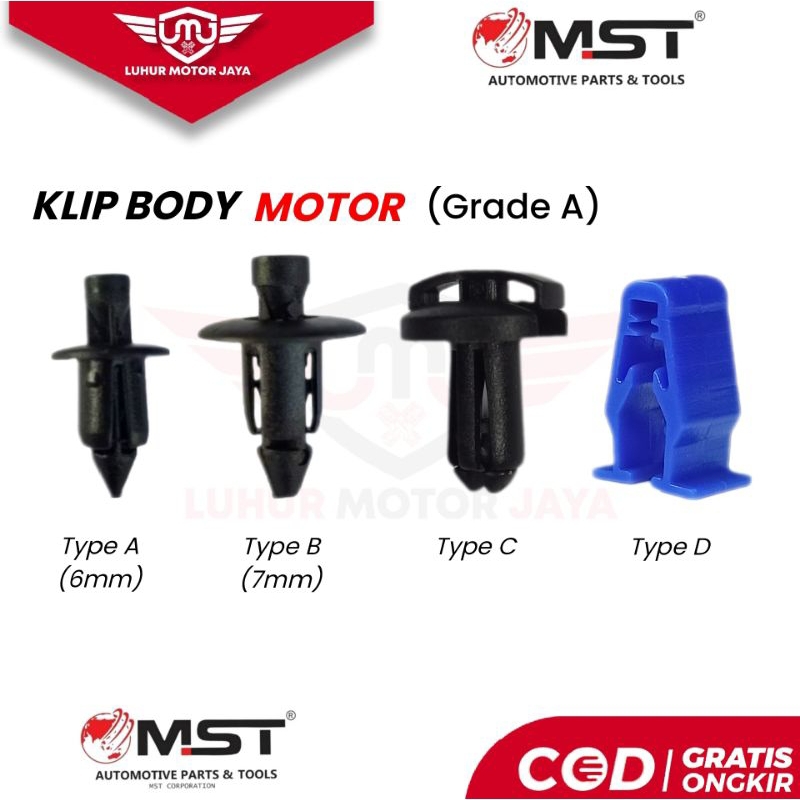 klip Body Beat Vario 125 Klip Bodi PCX Adv Klip Body Scoopy Clip Body Motor Klip Body Vario 150 Klip