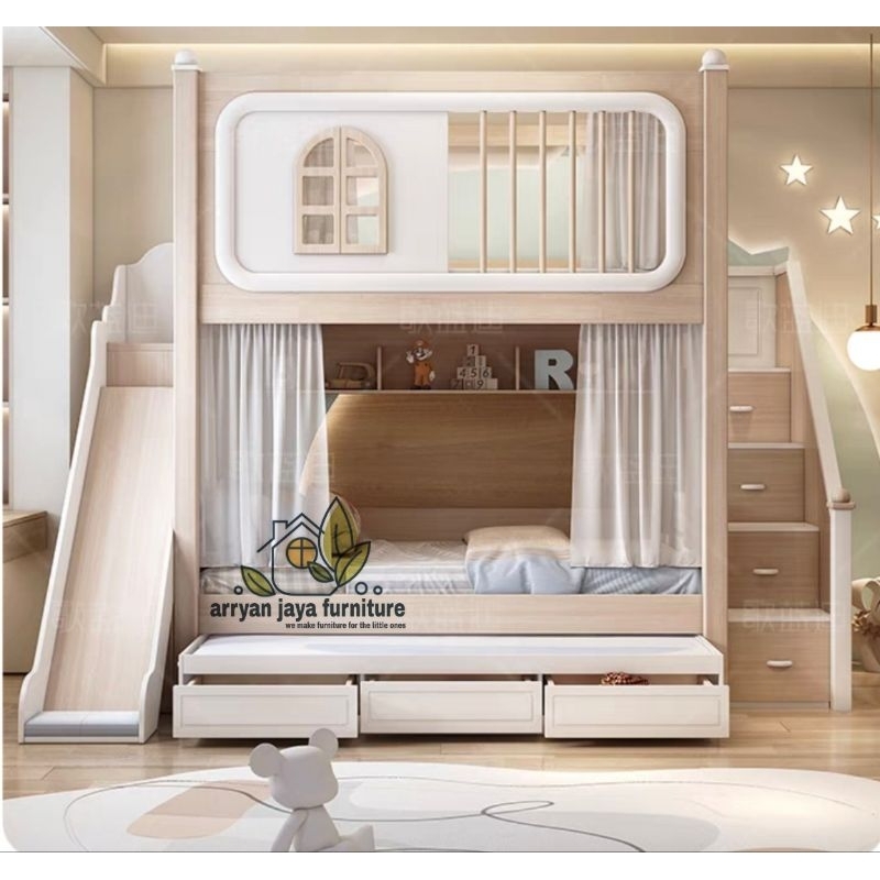 tempat tidur tingkat anak / ranjang susun / kasur tingkat