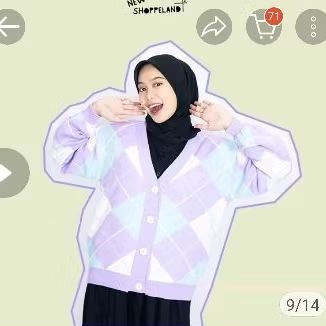 Hinata cardigan oversize