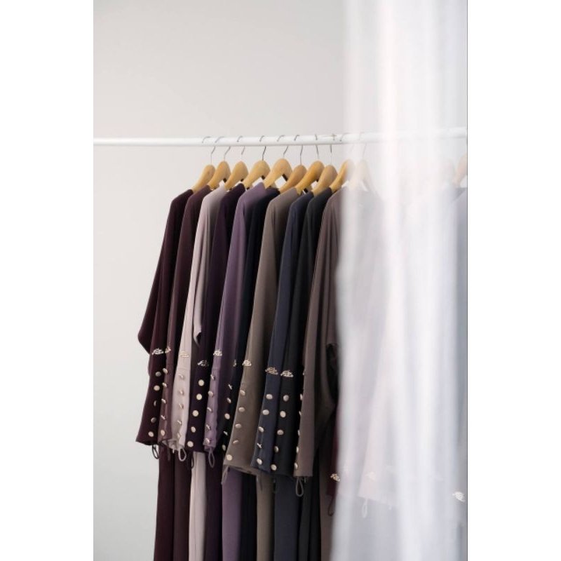 classic button malikah / Gamis malikah terbaru