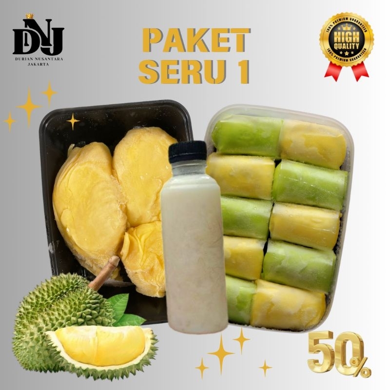 

PAKET MONTHONG/PANCAKE DURIAN/SHAKE DURIAN (Seru 1)