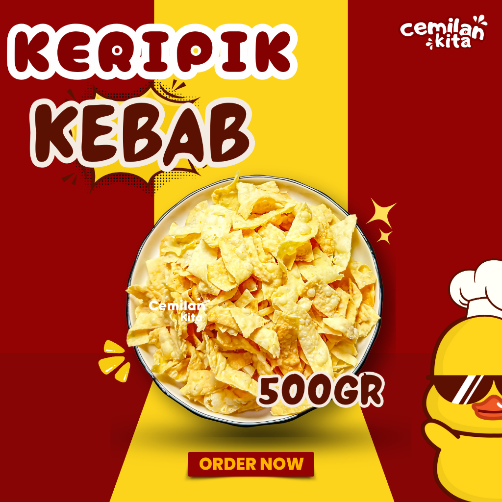 

Keripik Kebab Homemade 500gr Varian Rasa || Cemilan Terlaris || Snack Sehat Makanan Ringan