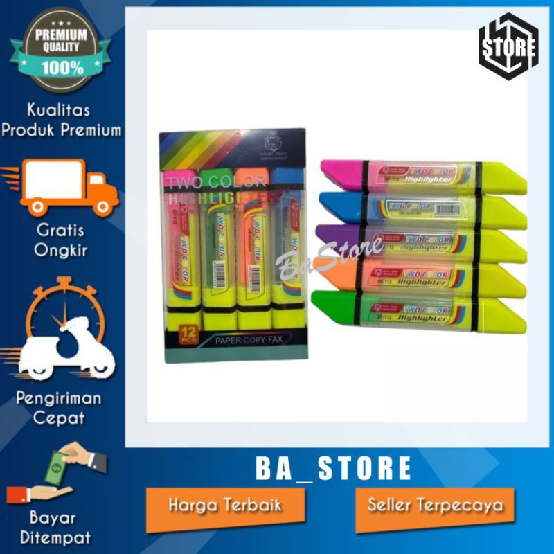 

HIGHLIGHTER BOLAK BALIK 2 WARNA/STABILO BOLAK BALIK