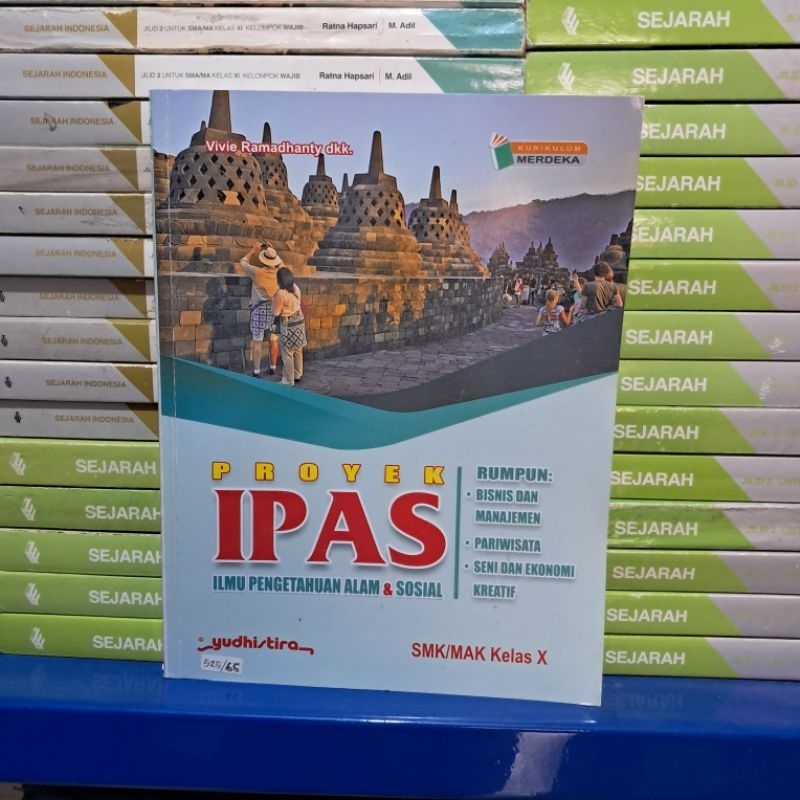 buku bekas kurikulum merdeka  PROKYEK  IPAS.  ,   ILMU PENGETAHUAN ALAM. &  SOSIAL. RUMPUN BISNIS  D