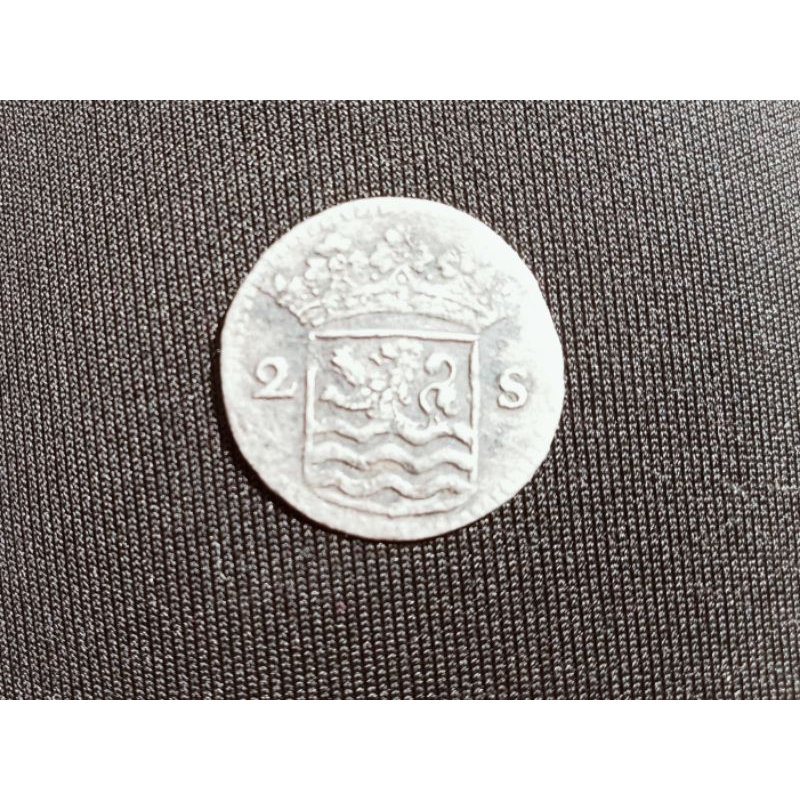 koin belanda 2 stuiver 1735