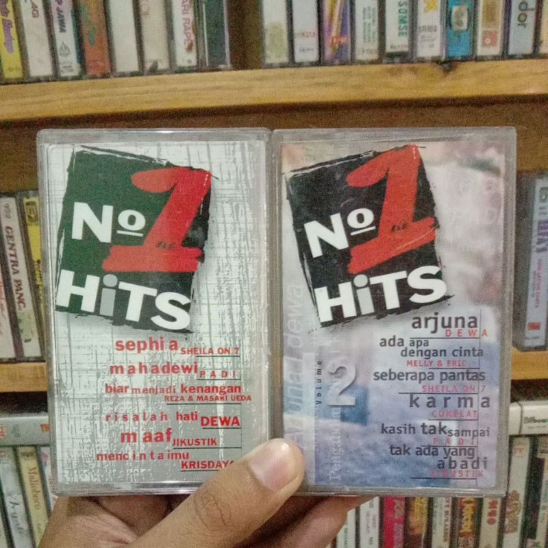 [PAKET] Kaset Pita No 1 Hits (2 album) / dewa, sheila on 7, padi, edane, ari lasso, dll
