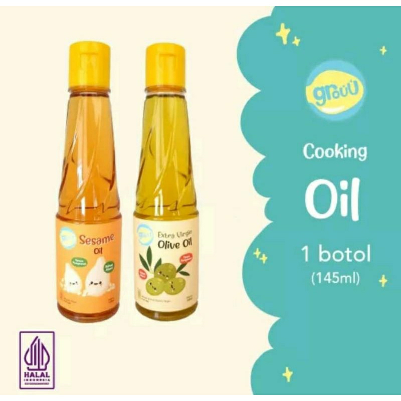 

GROUU Cooking Oil Minyak wijen dan Extra Virgin Oil