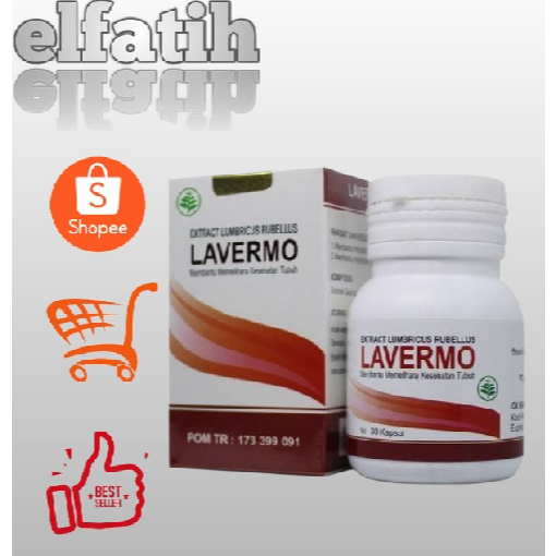 Lavermo Kapsul Ekstrak Cacing Tanah Membantu Meringankan Gejala Tipes / Typus Demam Original