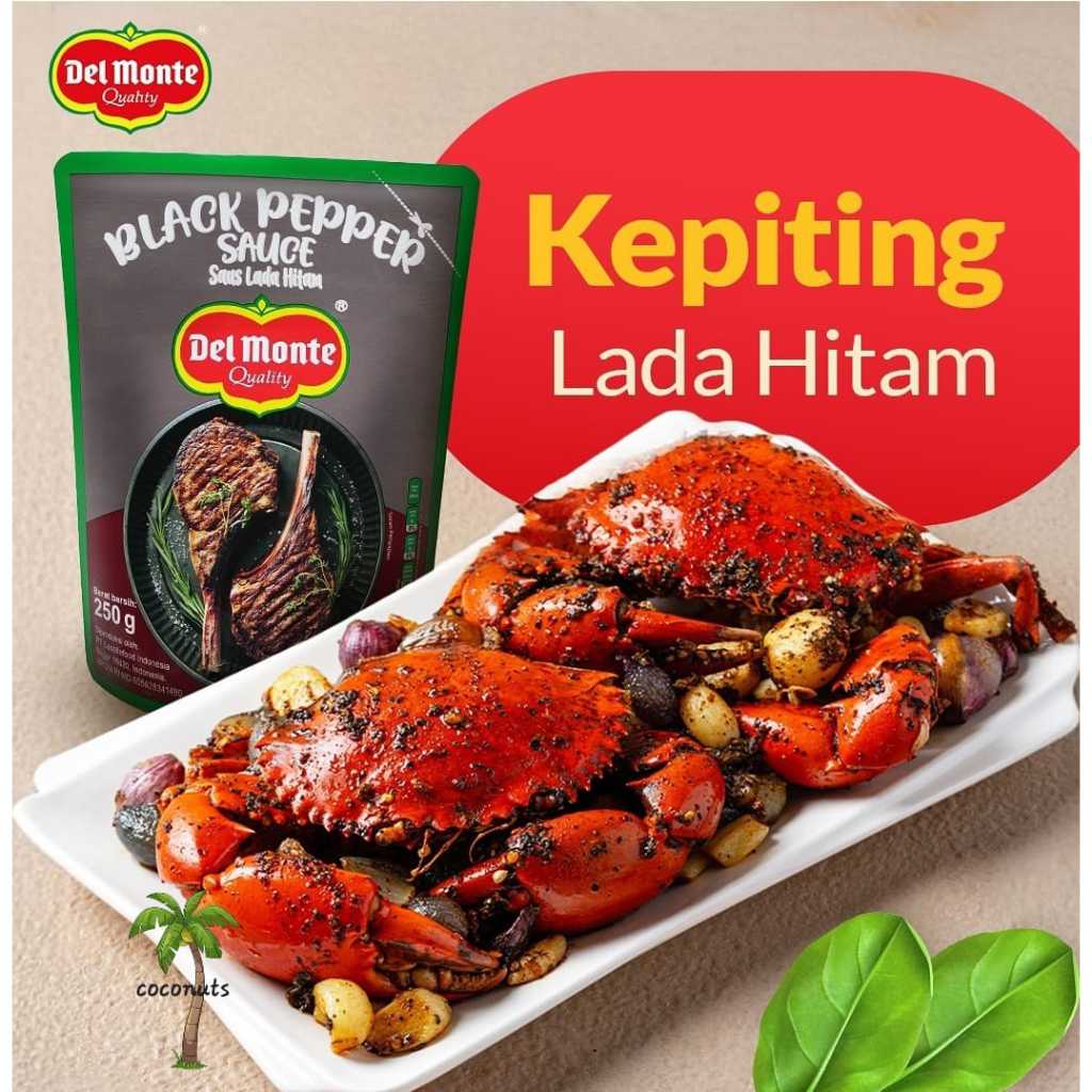 

Delmonte Blackpaper 250gr / Del Monte Saus Lada Hitam 1kg