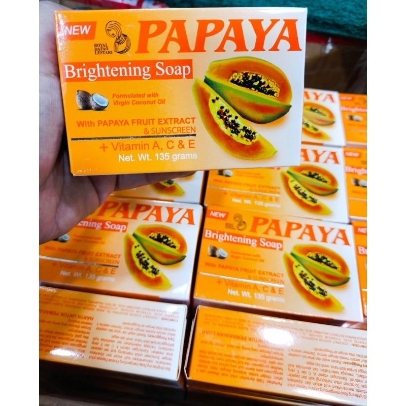 RDL PAPAYA WHITENING SOAP Sabun Papaya RDL 135gr Original BPOM Resmi