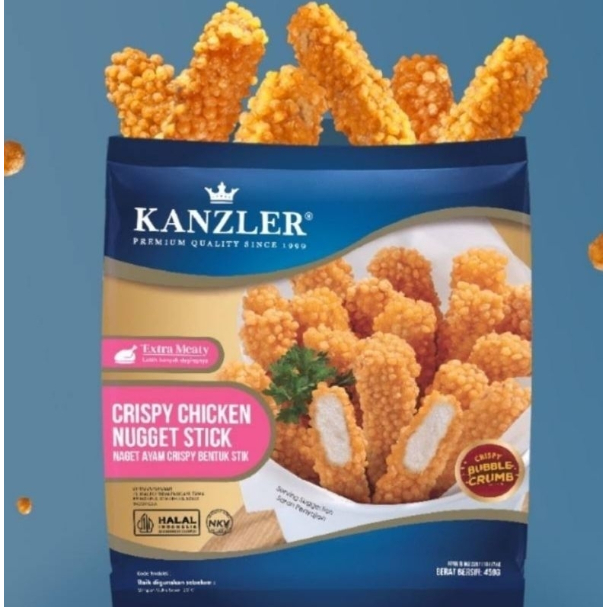 

Kanzler Crispy Chicken Stick Nugget 450gr