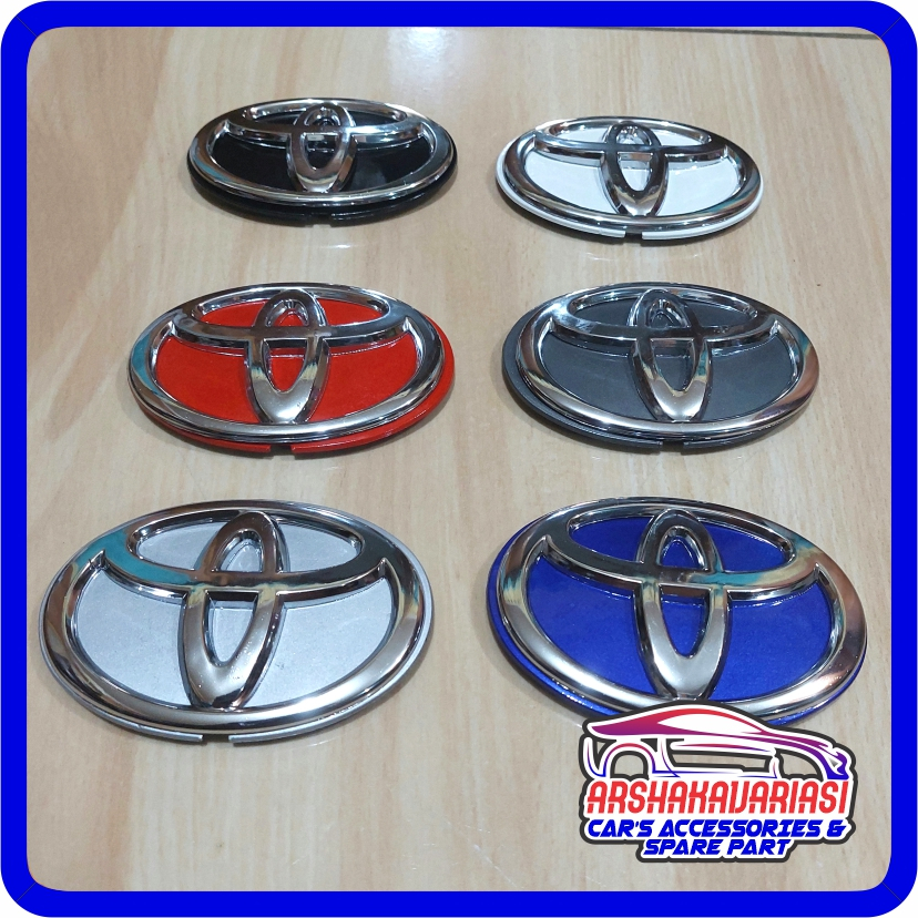 Emblem Logo Cover Tutup Ban Serep Toyota Rush Kaki 4 2006-2014 AST