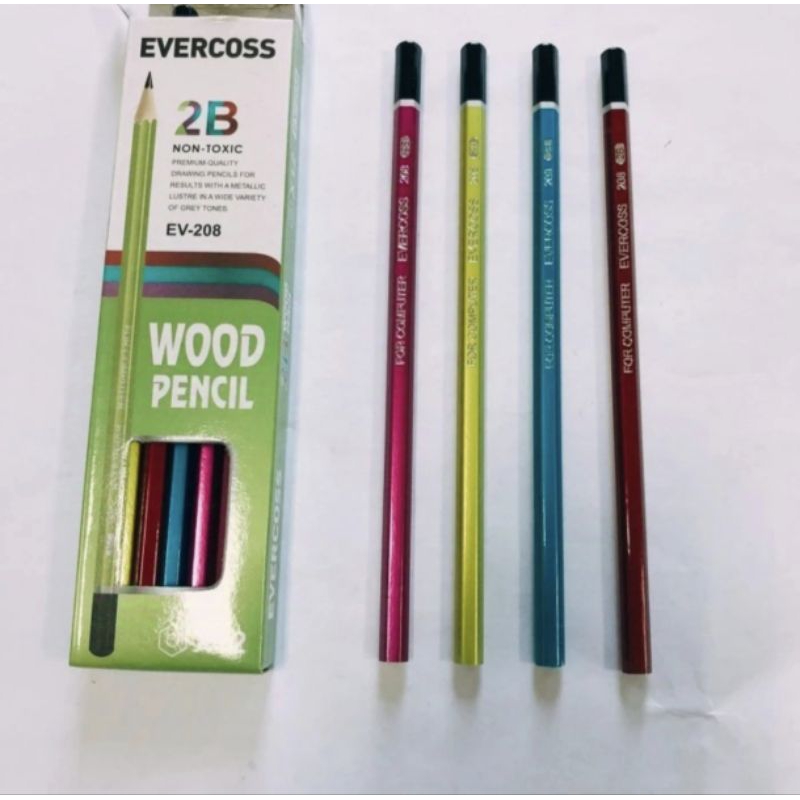 

Pensil Serut Evercoss EV-208 2B (12pcs)