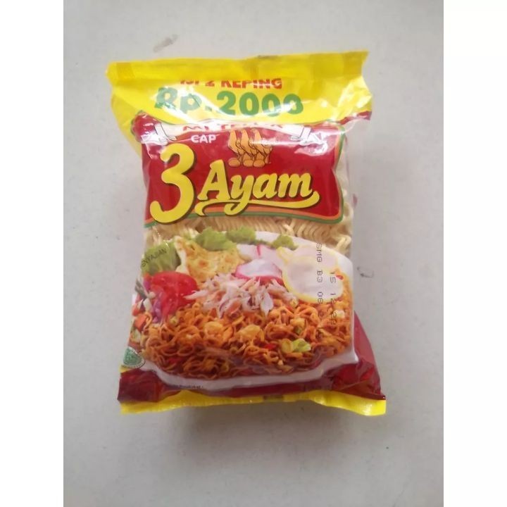 

Indofood - Mie Telur Cap 3 Ayam - 110 gr