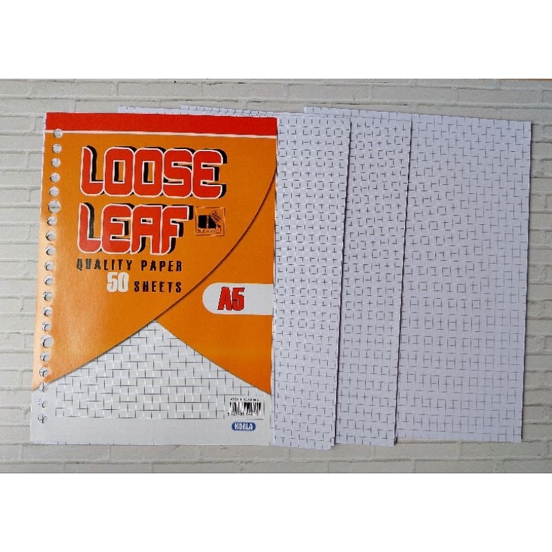 

LOOSE LEAF A5 KOALA DOT/KOTAK ISI 50LEMBAR