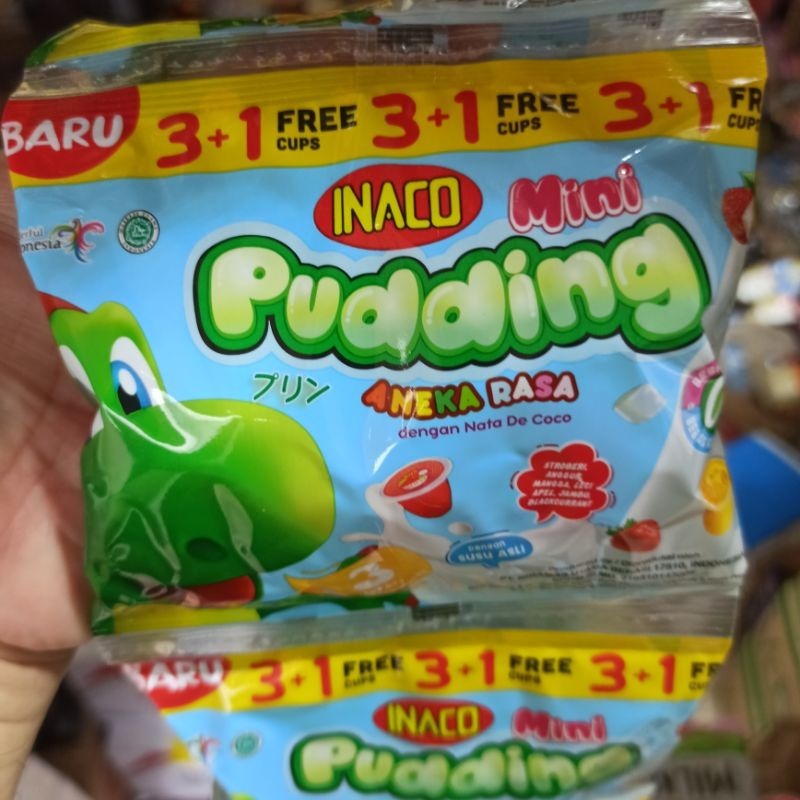 

INACO Mini Pudding / puding aneka rasa isi 3+1 pcs