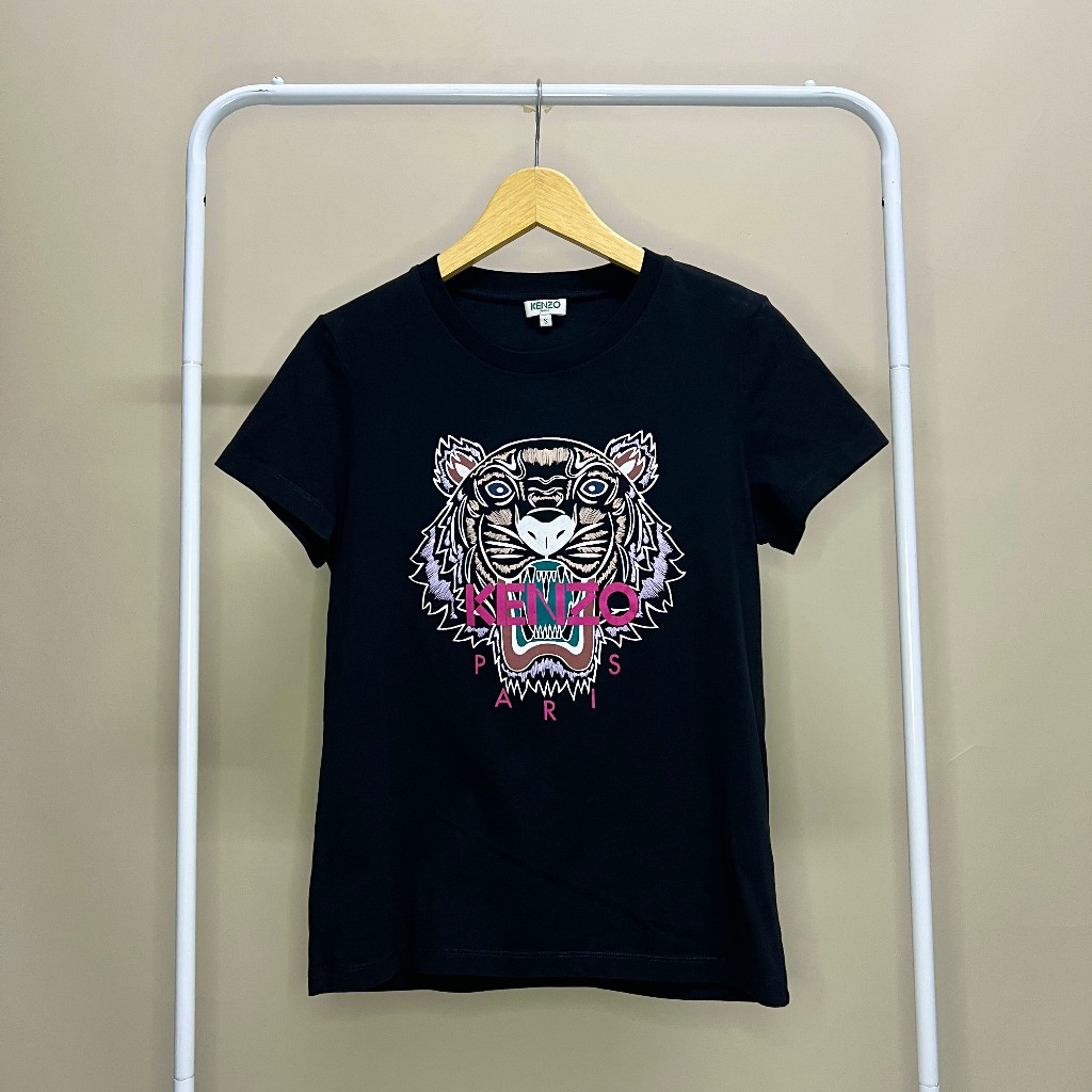 KENZO Paris Tiger PINK 100% Original Baju Tshirt Kaos Wanita