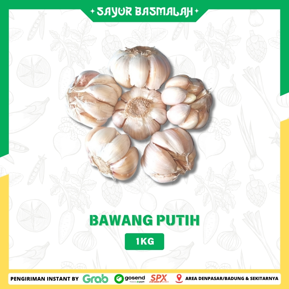 

Bawang Putih 1kg - Sayur Basmalah