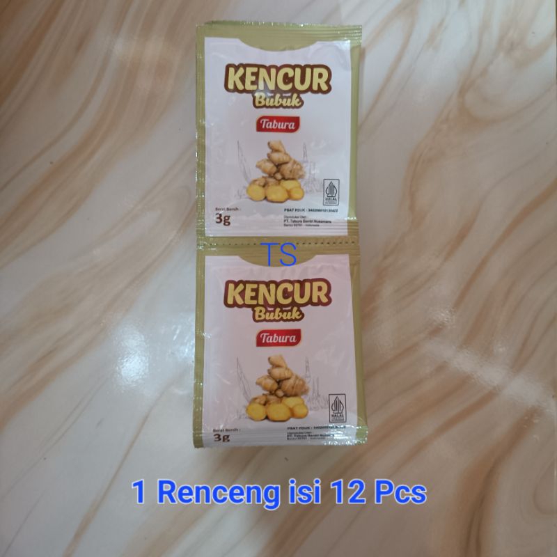 

Kencur Bubuk Tabura 1 Renceng isi 12 pcs