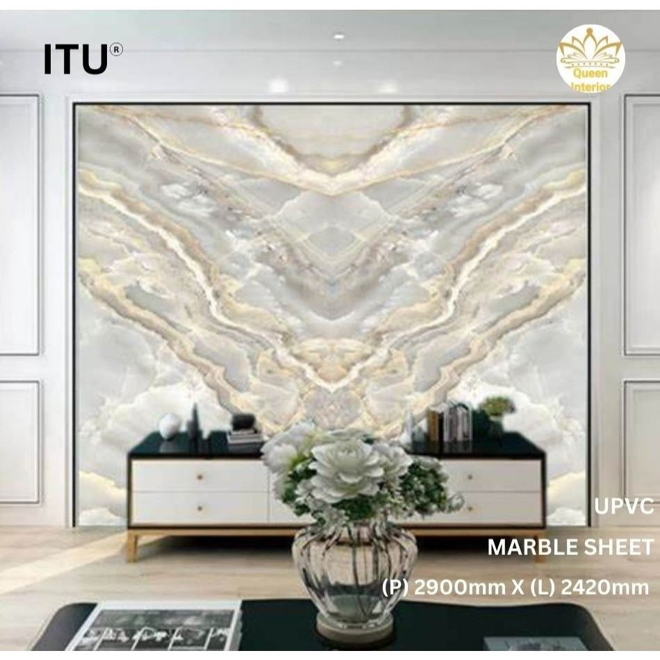 UV MARBLE SHEET ITU PVC - PANEL  DINDING MARMER PVC / WALL BOARD