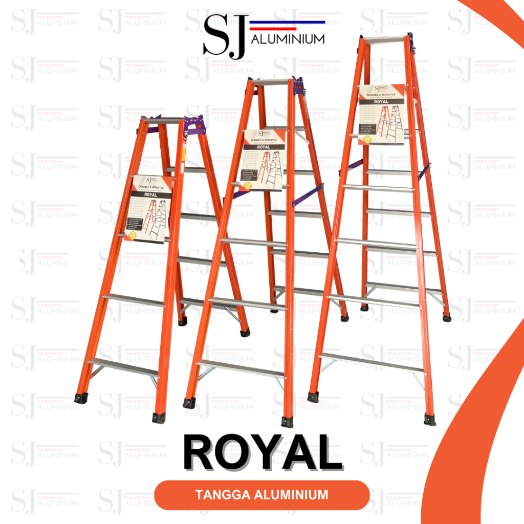 Tangga ROYAL - Tangga Aluminium - Tangga Lipat Aluminium Jumbo / Tangga Multifungsi / Tangga Dapur -