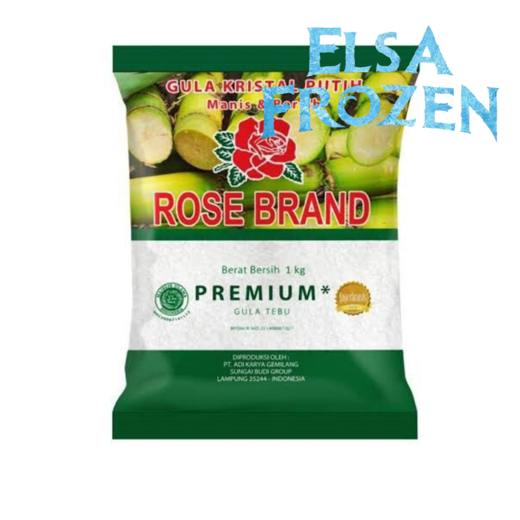 

ROSE BRAND PREMIUM GULA PASIR 1KG / GULA TEBU