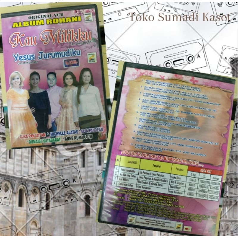 VCD lagu rohani Yesus jurumudiku