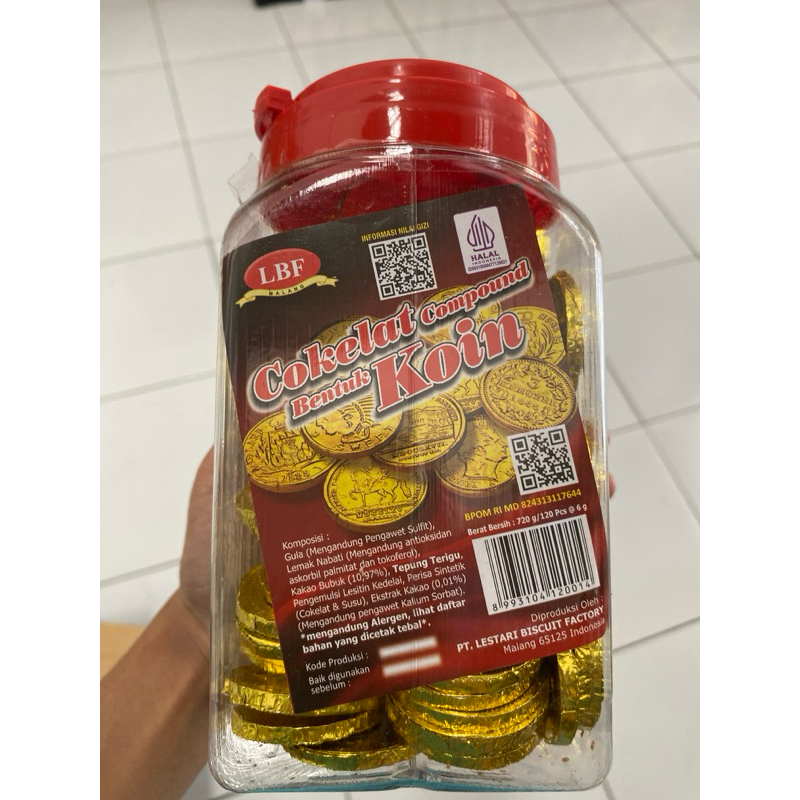 

Cokelat Koin Isi 120 Pcs