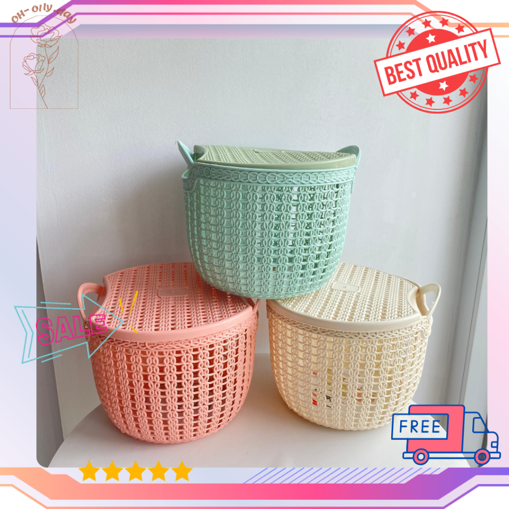 KERANJANG TOPAS / KERANJANG ANYAM / KERANJANG SERBAGUNA / KERANJANG LUCU