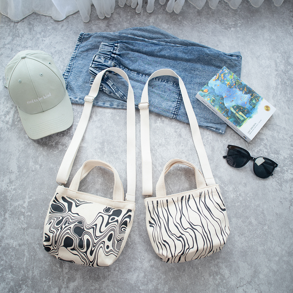 Totebag Mini Tas Jinjing Kecil Wanita Selempang Slingbag SPNB Wave