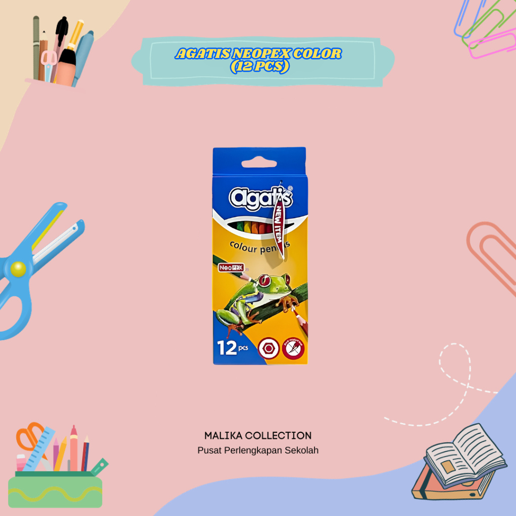 

Agatis I Pensil Warna Agatis Neopex Eco Hexagonal I 12 Warna