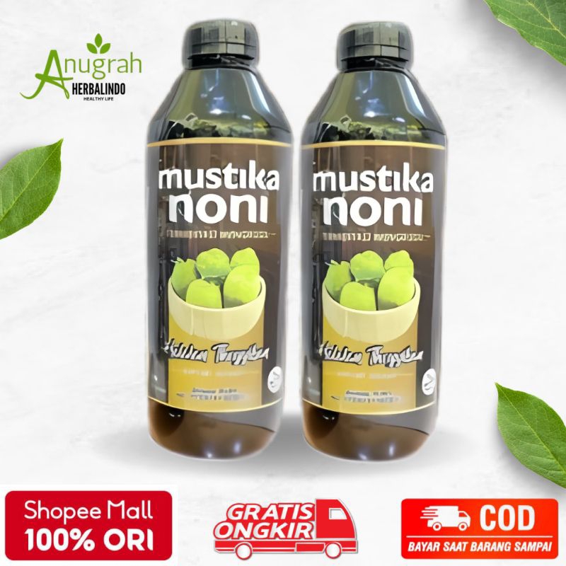 Mustika Noni Jus Fermentasi Mengkudu 1Liter ambien tumor kanker jantung asam urat kencing manis