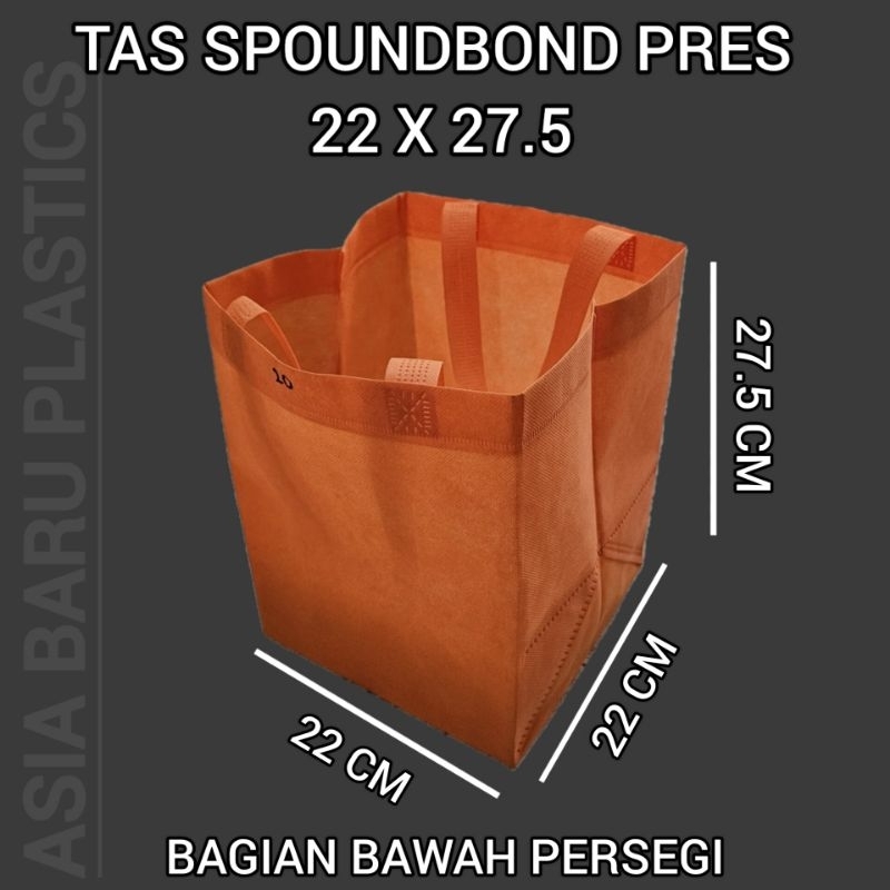 

Tas Spoundbond Pres Persegi 22x27.5 / Goodie Bag @ 12 pcs