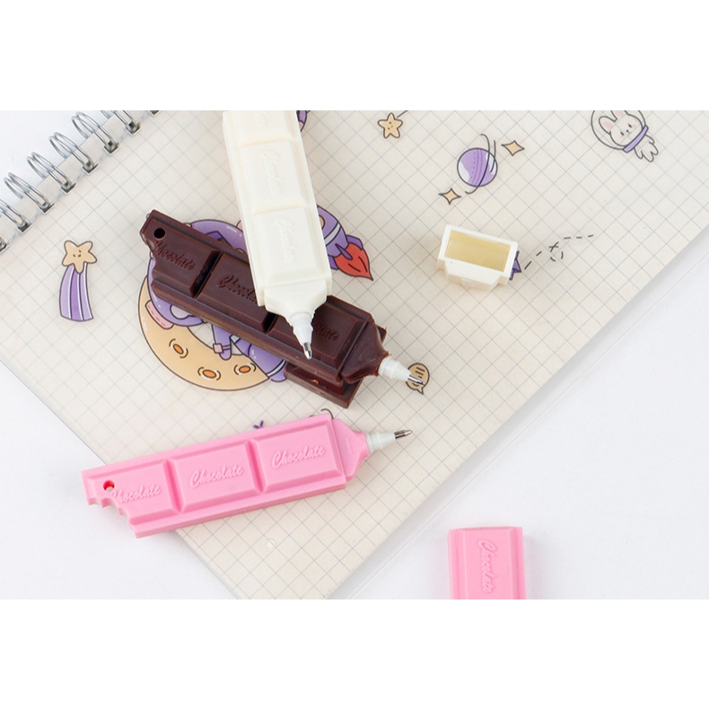 

Pen Pena Bolpen Ballpoint Stationery ATK Lucu Unik Cokelat Batang 1329