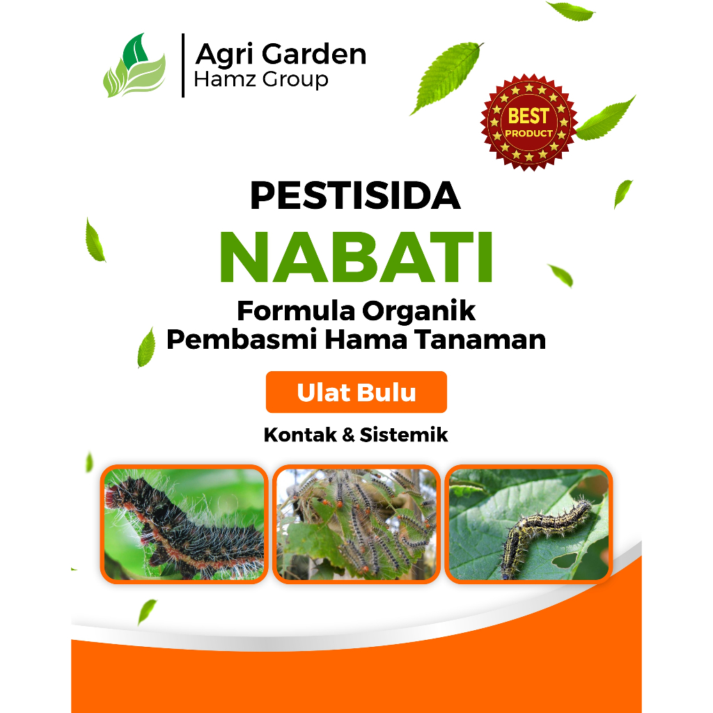 AGRI - PESTISIDA NABATI UNTUK ULAT BULU AMPUH 250ML