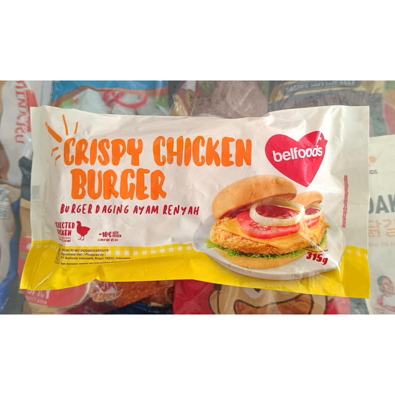 

BELFOODS Crispy Chicken Burger Isi 6 315gr