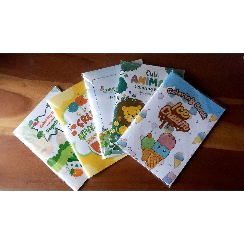 

BUKU MEWARNAI Coloring Book Edukasi Anak Lucu Cute Menarik Ukuran A5 Kertas Tebal