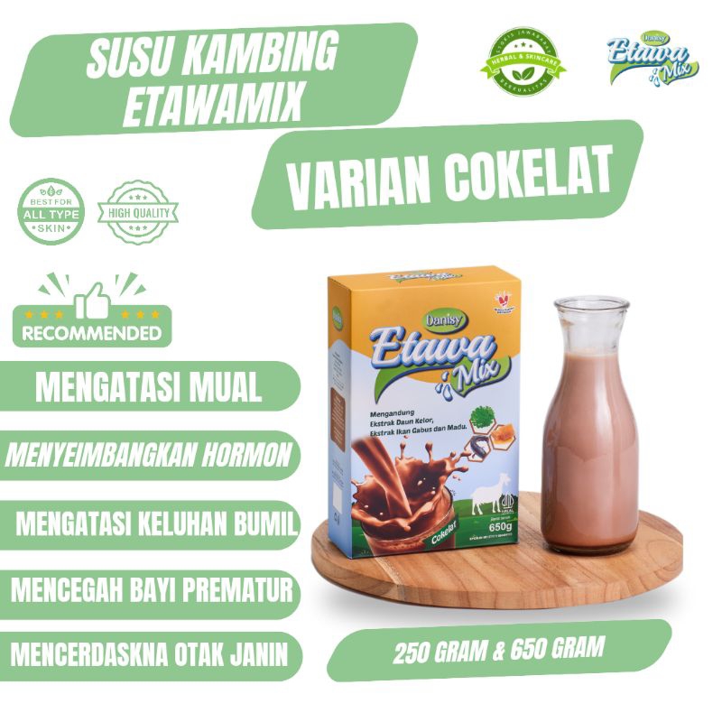 

BEST SELLER ‼️SUSU KAMBING BUBUK ETAWAMIX RASA COKLAT BAIK UNTUK IBU HAMIL